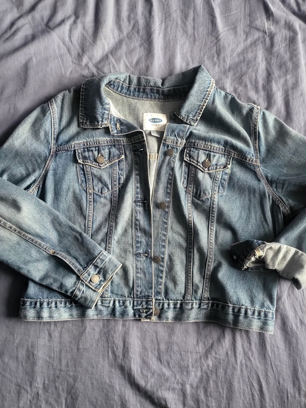Old Navy Faded Blue Denim Jacket